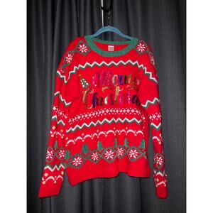 Ugly Christmas Sweater Xmas Size Large